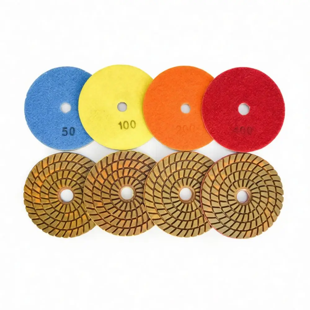 Metal Diamond Abrasive Pad For Yiguang Granite Marble Floor Restoration Grinding Wheel Stone Surface Polishing Tool