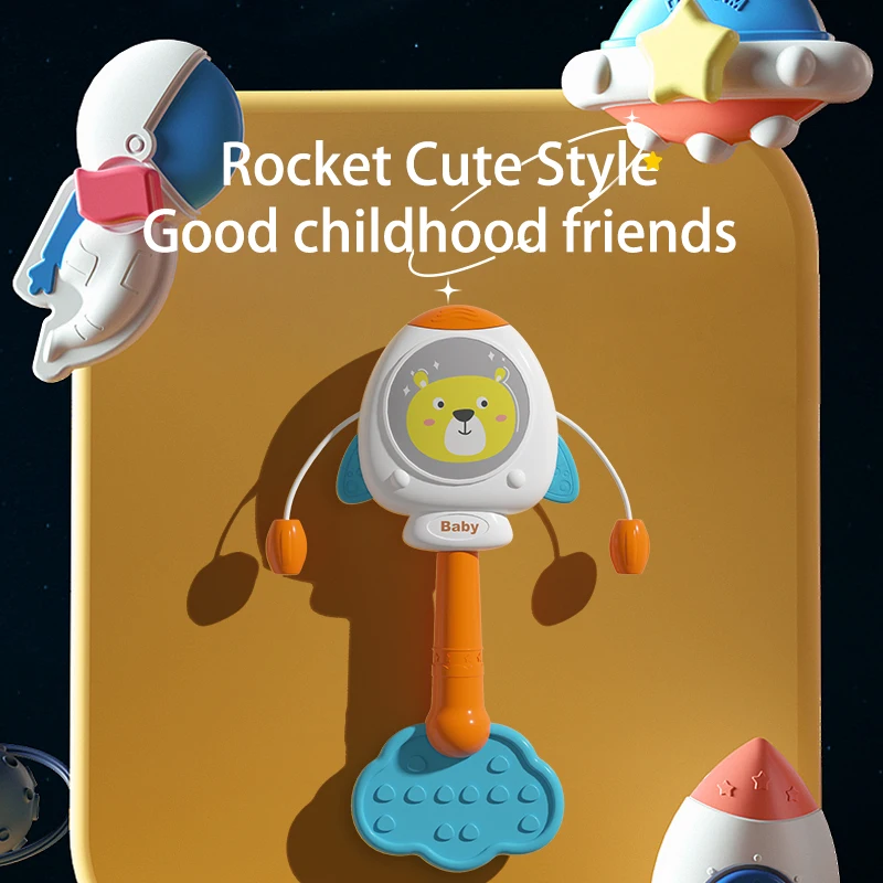 아기 모래 망치 장난감 드러머 흔들리는 딸랑이 기린 아기 딸랑이 흔들어 유아 어린이 몬테소리 대화 형 교육 장난감