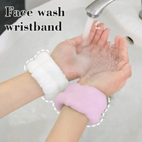 1set Wrist Washing Belt soft Microfiber Towel Wristbands For Washing FaceWater Absorption Prevent Wetness Wrist Washband