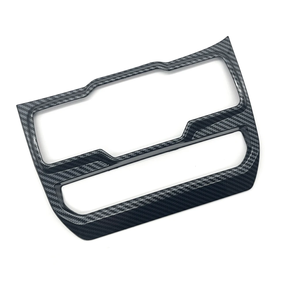 CARBON Style For Jeep Wrangler JL JLU Gladiator JT 2018-2021 ABS Center Console Window Lift Control Switch Panel Trim Sticker view 3
