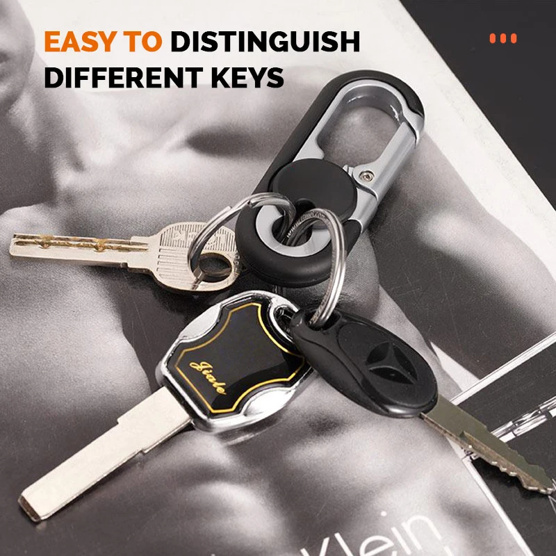 Men’s Car Key Chain Fashion Keychain Key Holder Metal Key Ring Car Styling Auto Car Accessories Mini Key Chain Men's Gift