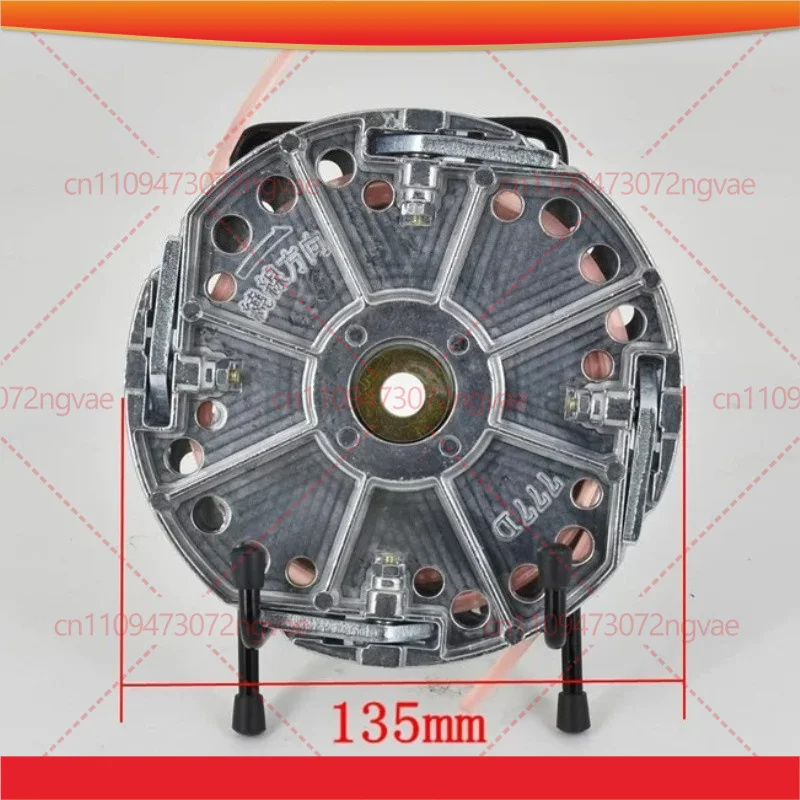 For Universal Aluminum Trimmer Head, Tool-Free Installation Grass Cutting Head Replacement Parts (Excluding display rack)