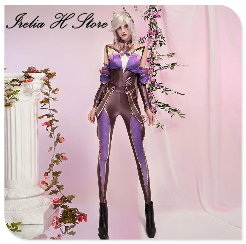 Irelia H Store Katarina For LOL Cosplay Flower Fairy Katarina Jumpsuit Cosplay Costume Haloween Costume