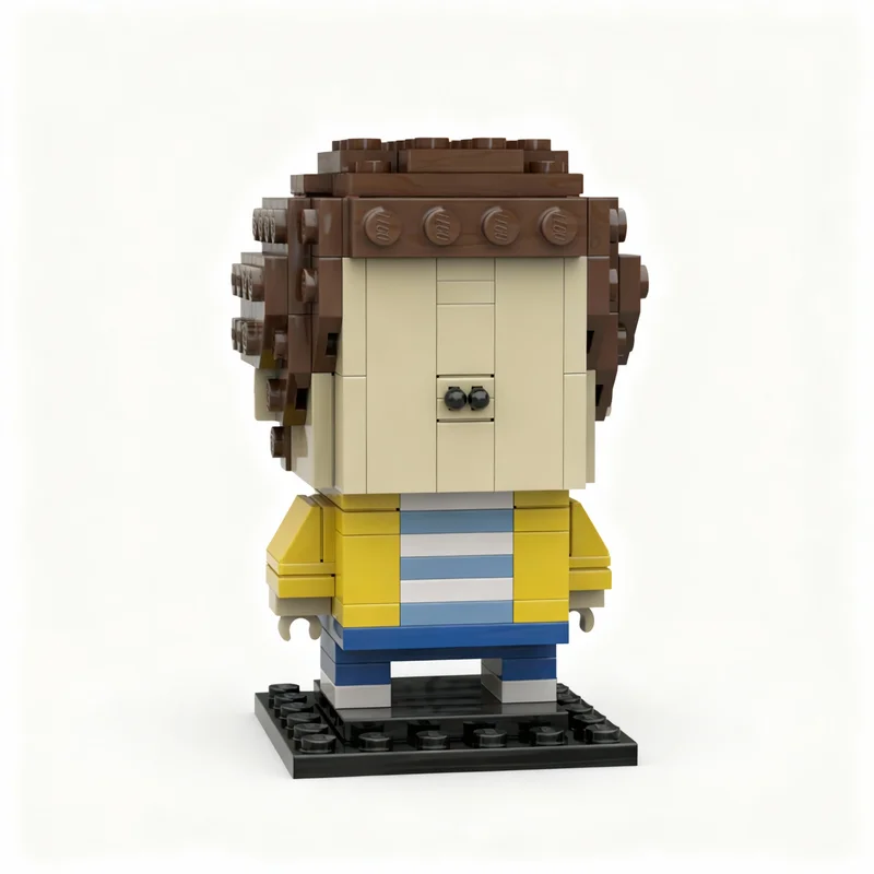 177pcs MOC Shrunken Ed - Garbage Pail BricKidz BrickHeadz Model Building Blocks Construction Birthday Display Craft Education
