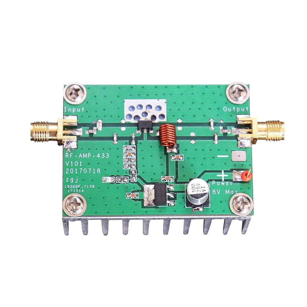 433MHz 8W RF HF Amplificadores de alta frequência Amplificador de potência digital