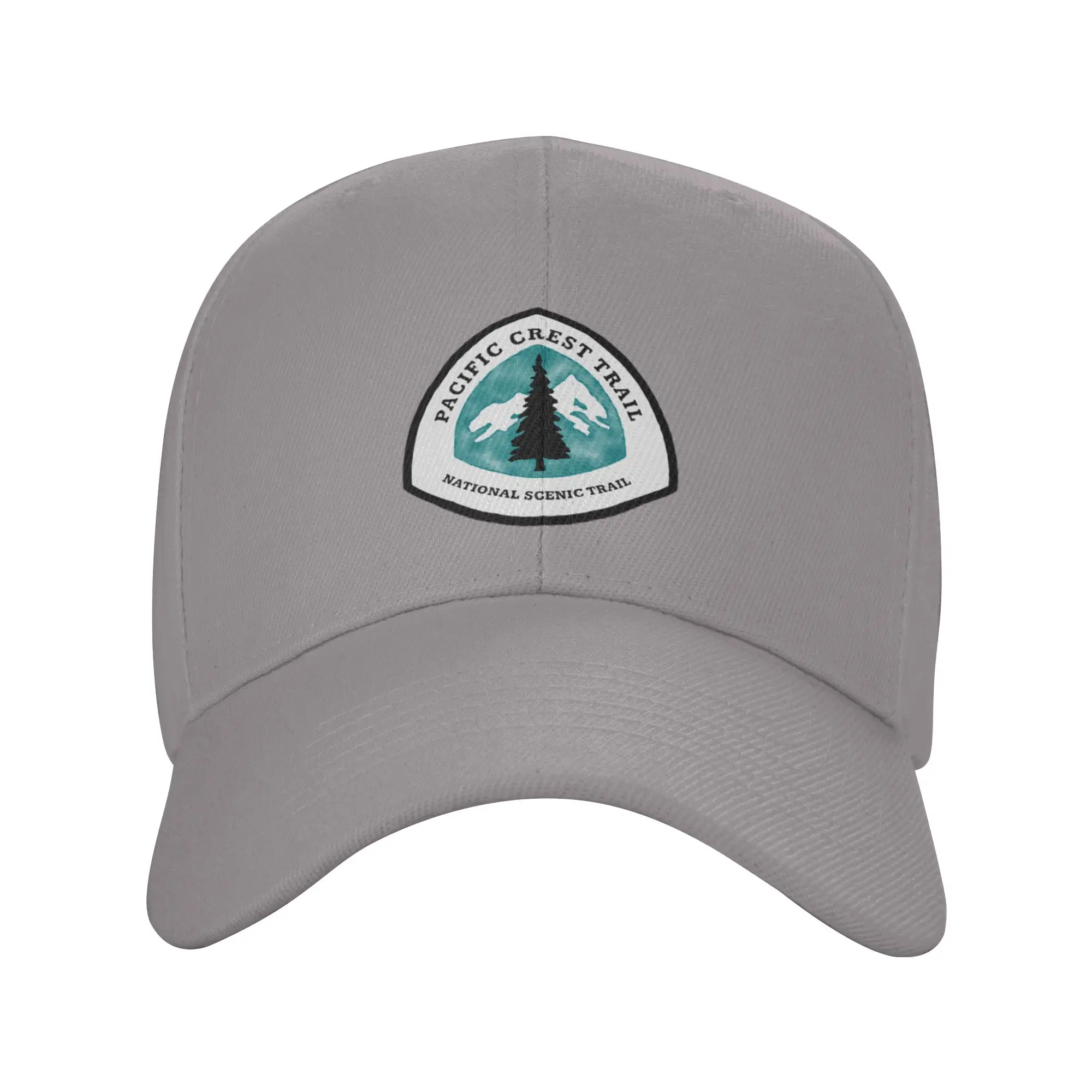 Hot Sale Pacific Crest Trail Watercolor Sign Baseball Cap  Spring Men Hat  Sports Training Men Hat