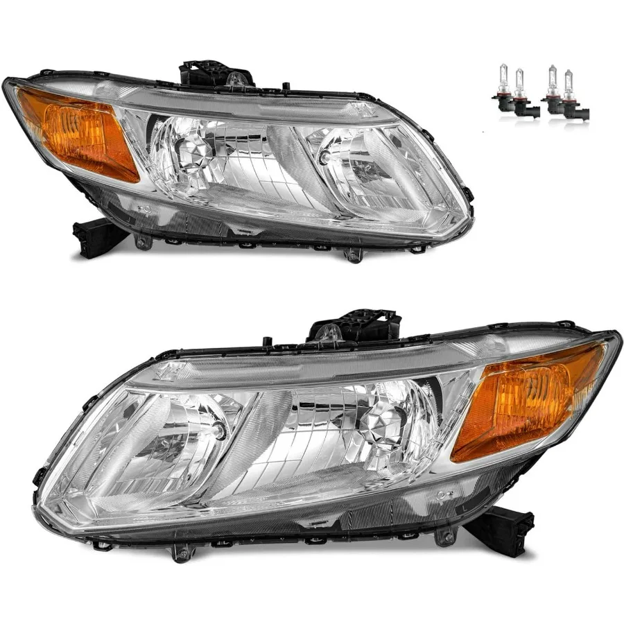 

Фары в сборе для Honda Civic 4Dr Sedan 20122015, и Honda Civic 2Dr Coupe 20122013 Высокопроизводительные светодиодные фары, замена