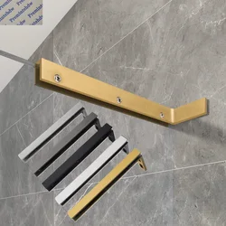 1Piece Cast SUS304 Wall Mount L Glass Fixing Bracket Swaying Prevention For Shower Enclosure Cubicle Gold Grey Black Mirror