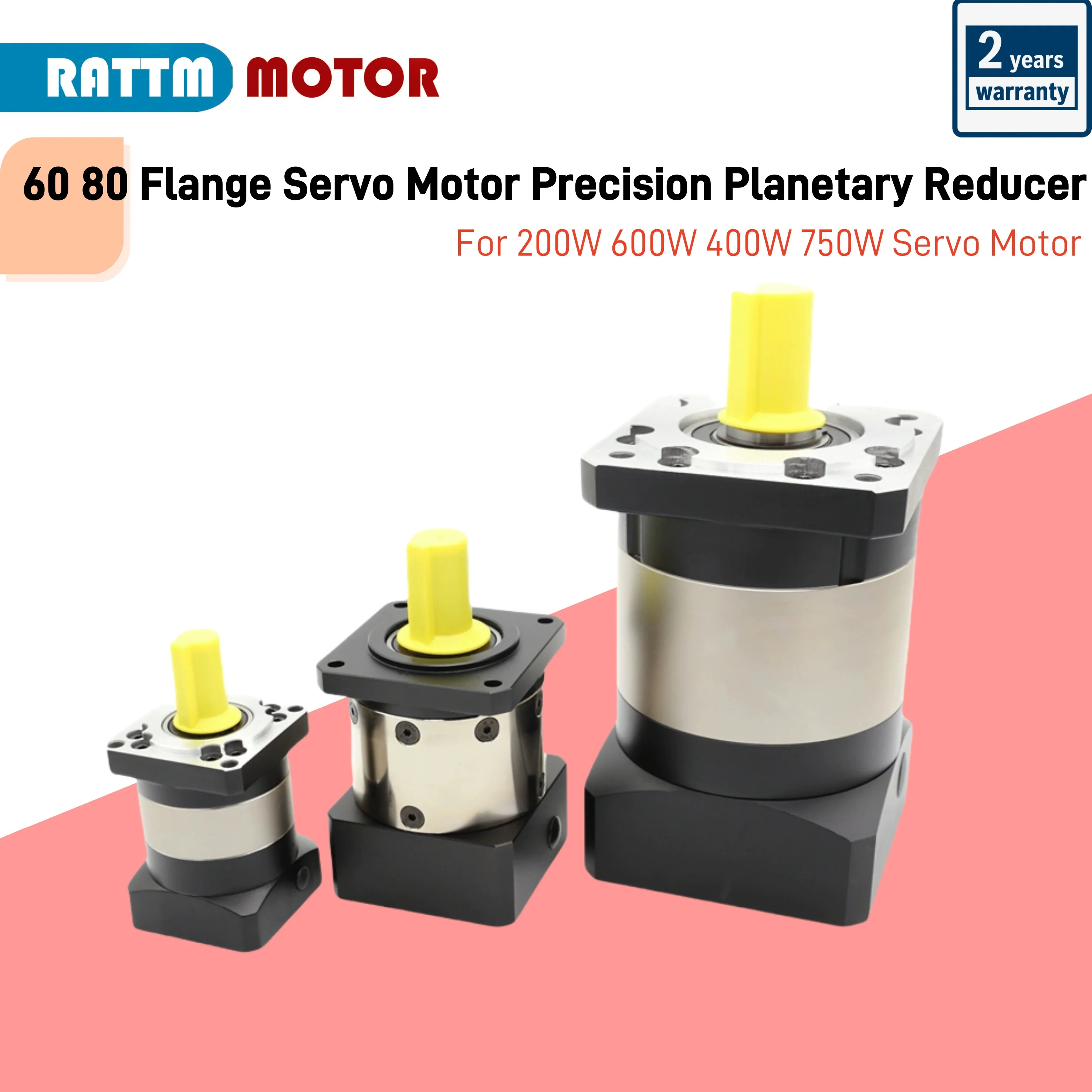 60 80 flange servo motor precisão redutor planetário motor de passo 200w 600w 400w 750w servo motor pf60 redutor
