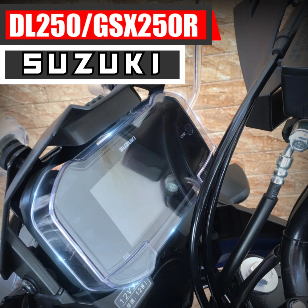 

Для SUZUKI GSX250R DL250 Водонепроницаемая Крышка для инструментов защита экрана чехол XCR300 крышка инструмента защитные детали