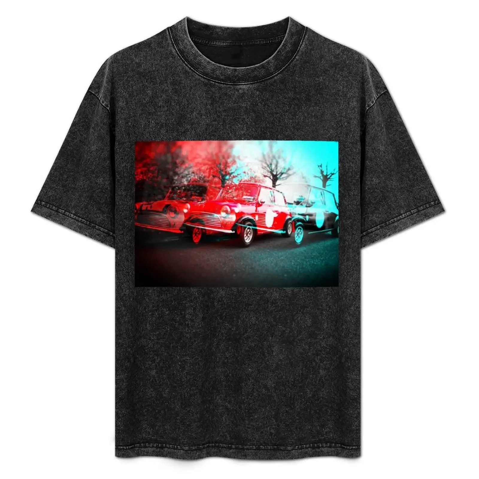 

Mini Art Print T-Shirt Plus Size Summer Casual T-Shirt