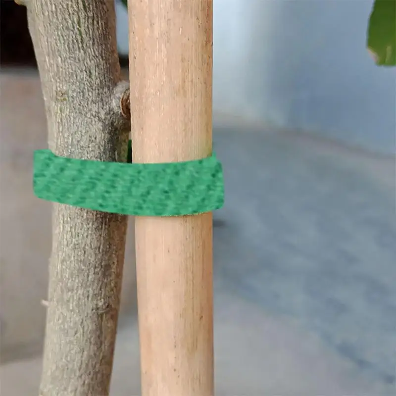 Gardening Tape Plant Twist Tie Adjustable Thickened Nylon Reusable 16.4 Ft X 0.59 Inch Supports Plants And Vines For Tree