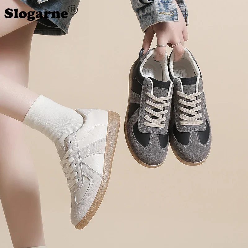 Women Sneakers Men Casual Sports Shoes Unisex 2024 Couples Autumn Suede Leather Kids Casual Sneakers Children Classic Flat Shoes