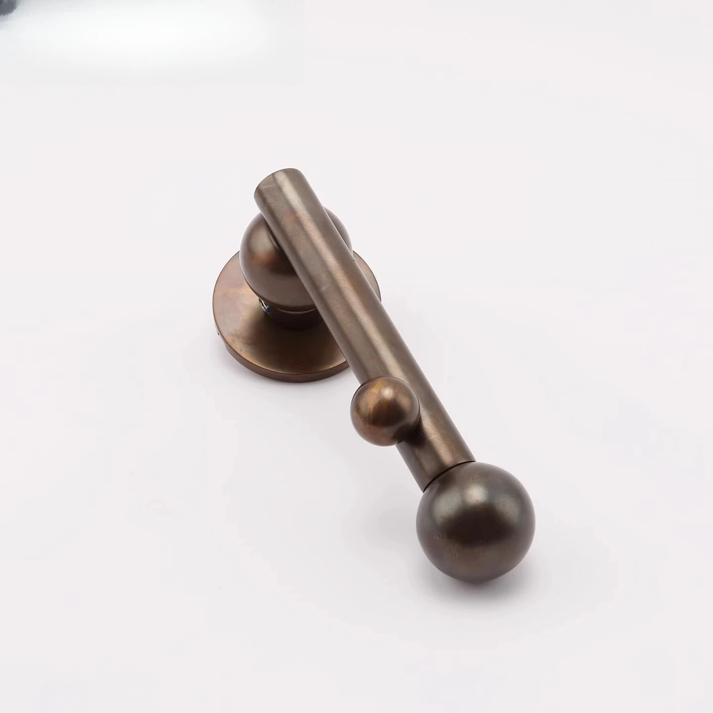 

Brass door lock French bronze silent magnetic double door