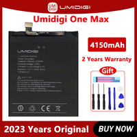 Original Battery for UMI UMIDIGI ONE MAX, 4150mAh Phone, High Quality Battery with Tools, New