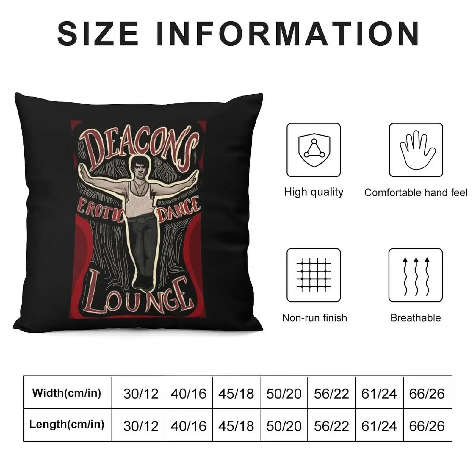 What We Do In The Shadows Deacon's Erotic Dance Lounge Throw Pillow Cushion Covers For Living Room Elastic Cover For Sofa pillow