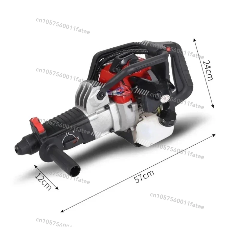 

Small Concrete Percussion Hammer 1200W Electric Drill，Demolition Hammer Pickaxe Electric Diamond Head Rock Drillin