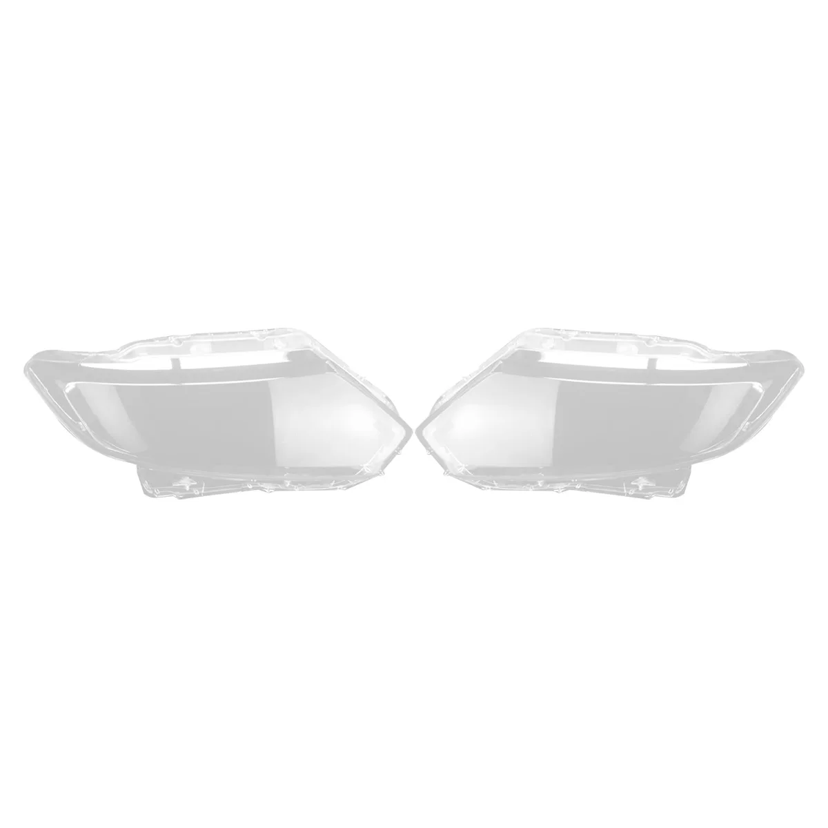 

1 Pair Car Front Headlight Lens Cover Headlight Lamp Shell Accessories for Nissan X-Trail 2014-2016