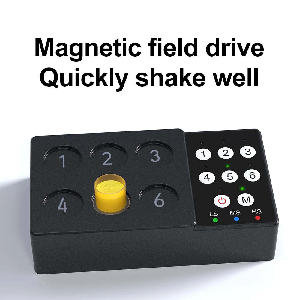 خلاط حبر الوشم، خلاط محرك الخرز المغناطيسي، كوب حبر صغير متضمن، والخرز المغناطيسي، وبطارية مدمجة، من متجر مستلزمات الوشم JZ #3