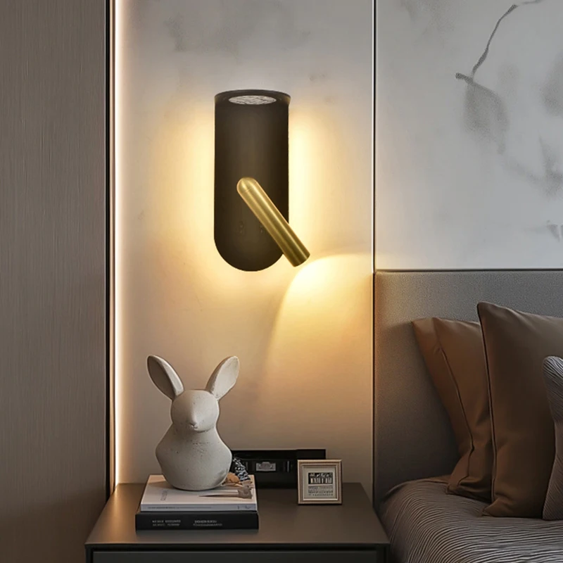 nordic-gold-accent-led-wall-lamp-4w-5w-dual-light-source-aluminum-iron-acrylic-material-wall-sconce-for-home-aisle