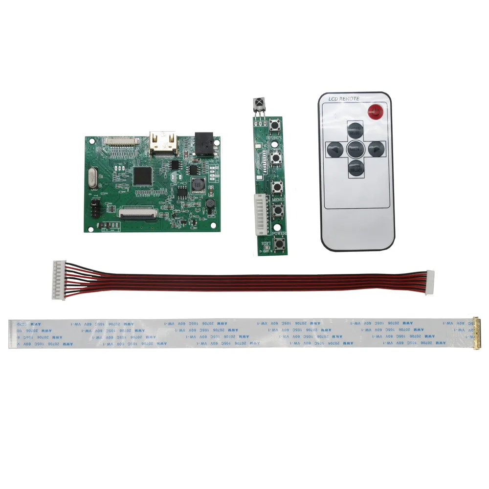 EDP 30PIN IPS HD LCD Controller HDMI-Compatible Driver Board Support Automatically Raspberry Pi