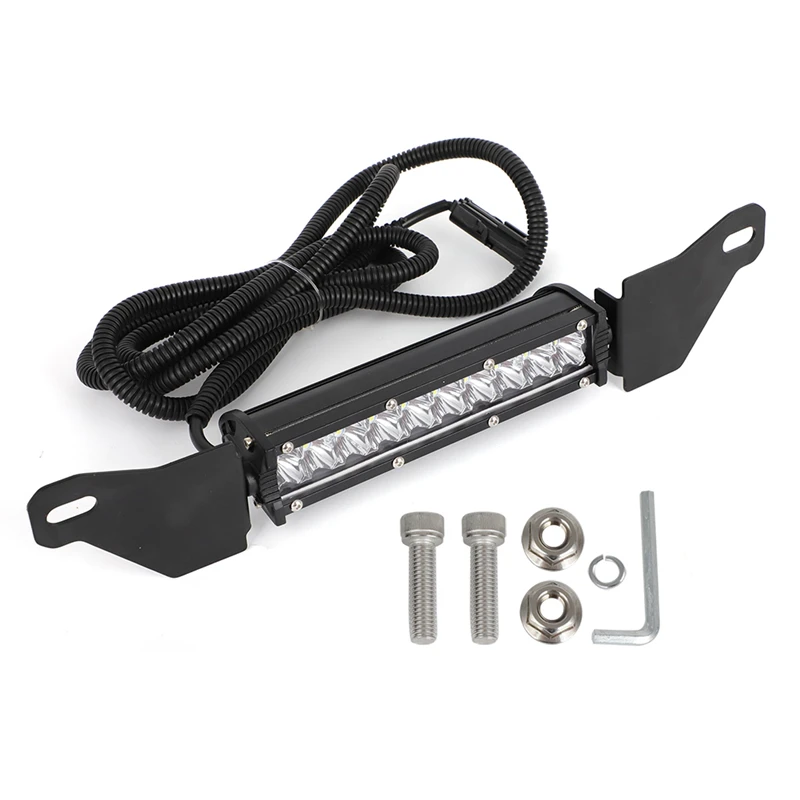 For Spartan Mowers 2019+ LED Light Bar with Bracket Cable Hardware Kit Plug and Play