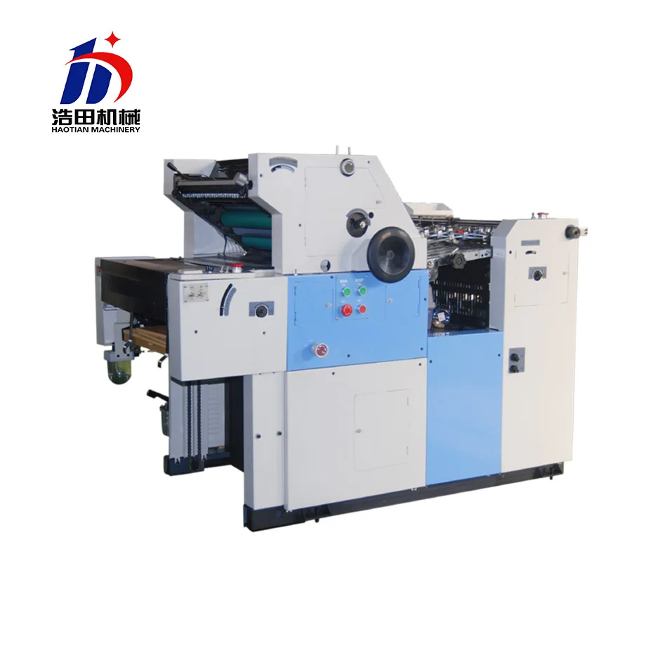 

HT56II Single Color Mini Offset Printing Machine Industrial Paper Printer Flatbed Printer Semi-Automatic Photo Quality