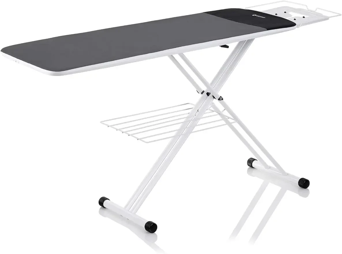 

Reliable 320LB Home Ironing Board - Made in Italy 2-in-1 Home Ironing Table with Large 55 Inch Pressing Surface (Extended),