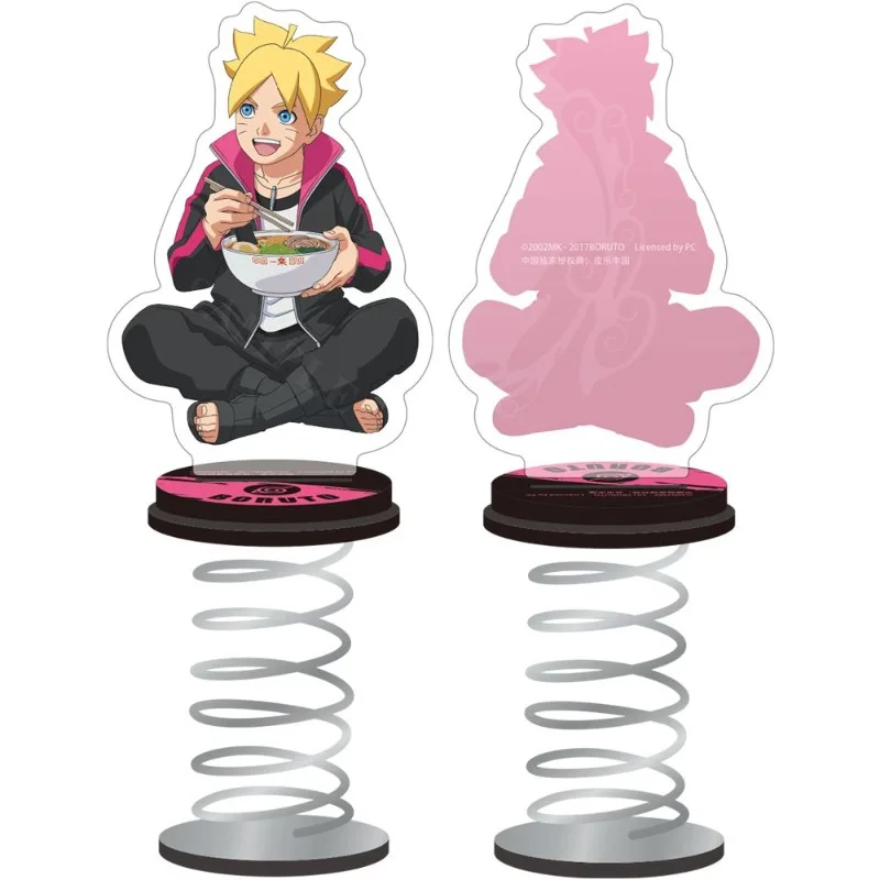 

Naruto Anime Merchandise Cartoon Cute Acrylic Car Decoration Creative Personalized Spring Shaker Stand Toy Gift Wholesale