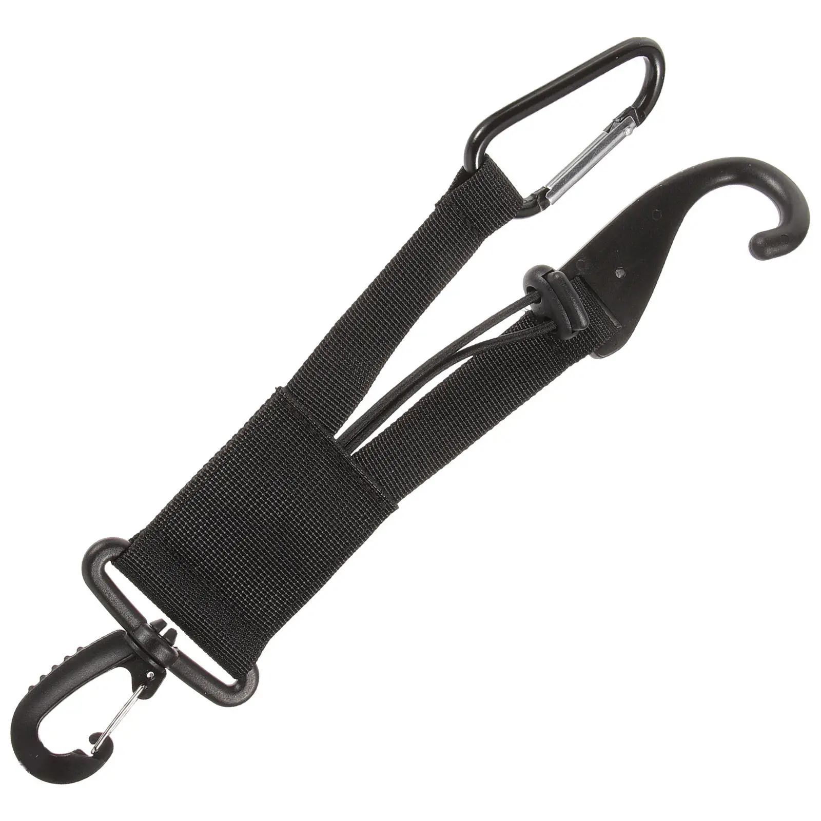 

Baseball Softball Gear Hanger Multi-Functional Bat Glove Hook Portable Lightweight Strong Webbing Hook-and-Loop Fastener