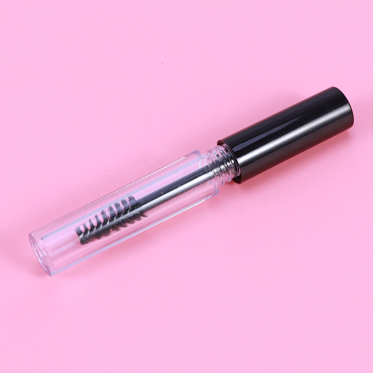 15ML Plastic Clear Empty Mascara Tube Vial Container with Black for Eyelash Growth Mascara plastic tube