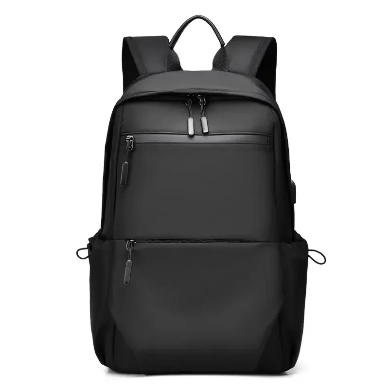 High Capacity Solid Zipper Waterproof Nylon Backpacks Business Computer Bag 2025 Hot Sale Man's Bag Paquete Masculino Mochila