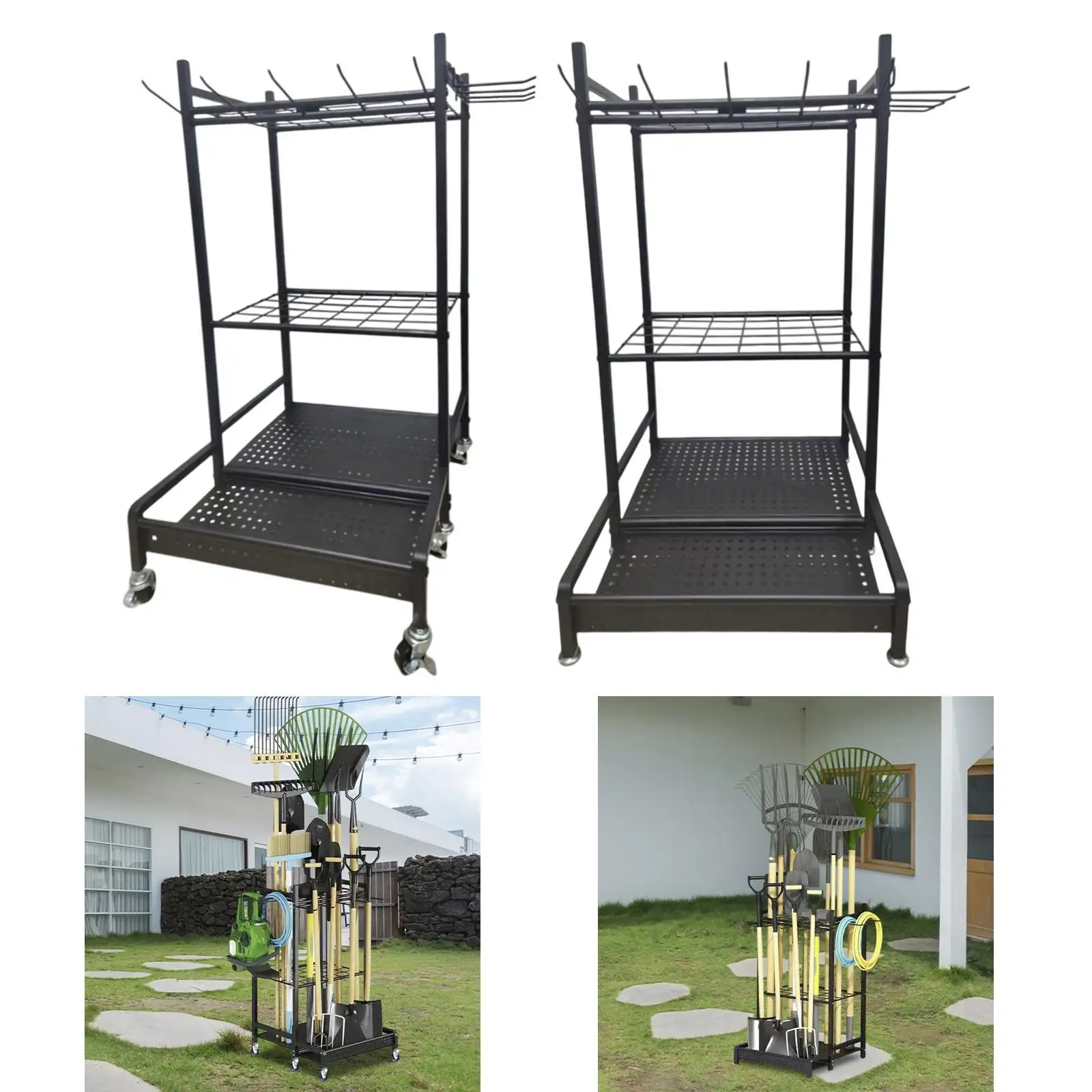 garden-tool-organizer-with-hooks-tool-stand-space-saving-outdoor-home-storage-holder-for-shed-warehouse-handheld-tool-lawn