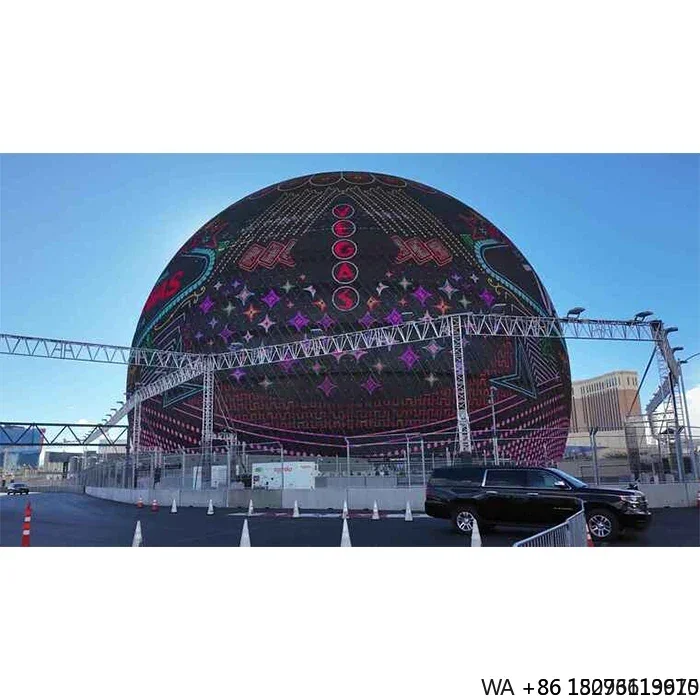 360 Degree Modular LED Spherical Screen Front Maintenance Circular Display