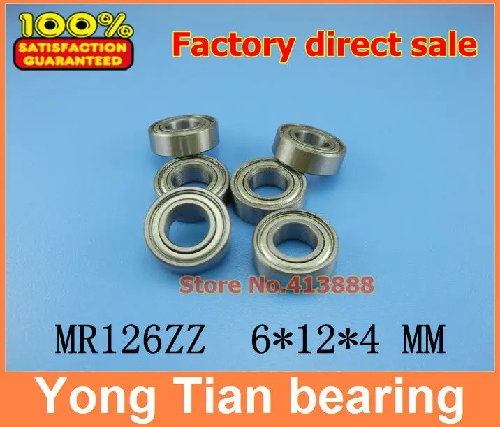 

NBZH bearingNBZH 500pcs/lot Free Shipping Wholesale Double Shielded Miniature Deep Groove Ball Bearings MR126ZZ 6*12*4 Mm