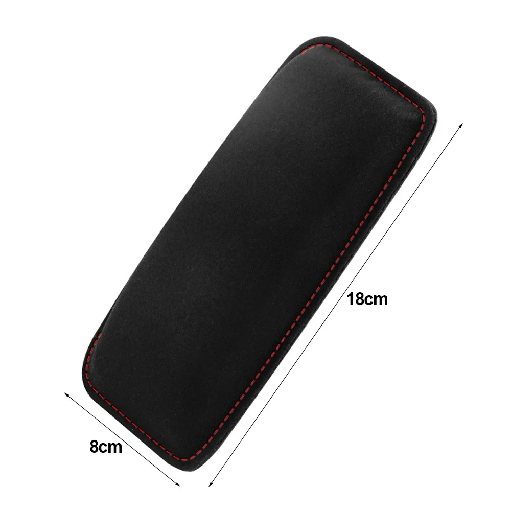 Komfortable Wildleder Auto Kissen Auto Knie Pad Auto Kissen Elastische Memory Foam Bein Pad Kopfstütze Im Auto Zubehör – Detail 4