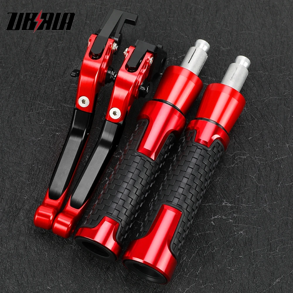 FOR MOTO GUZZI BReva 850 1100 1200 2006 2007 2008 Brake Clutch Levers Handlebar Handle Grips Ends Slider Accessories