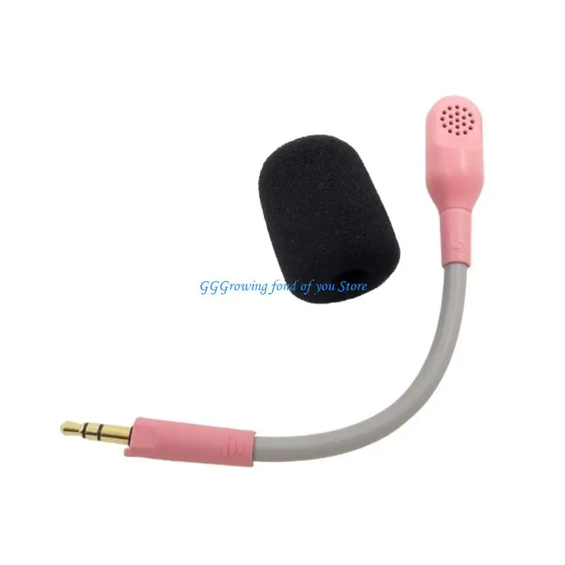 H9EB Detachable Microphones Mic for Gamings Headsets Noise Cancelling Mic 3.5mm