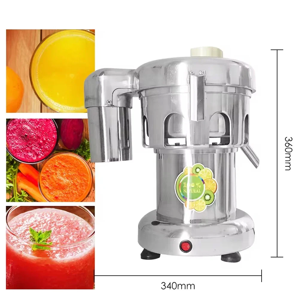 Commercial Juice Machine Stainless Steel 220V/110V about 80KG/H Juice Extractor Automatic Fruit and Vegetable Juice Maker