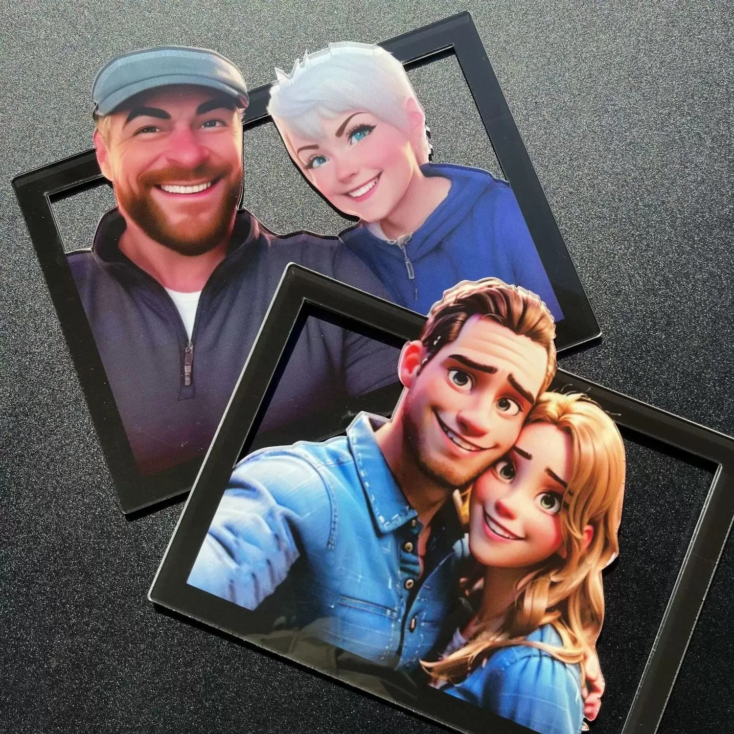 

Personalized Photo Custom Cartoon Photo Frame Pet Dog Cat AI Animation Character Avatar Design Acrylic Birthday Gift Home Decor