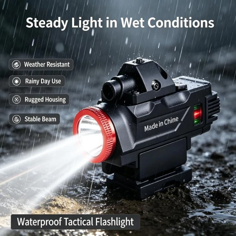 High Brightness Tactical Underbarrel Lighting Module Comes With Mini Strobe And Tunable Red Green Laser Functions