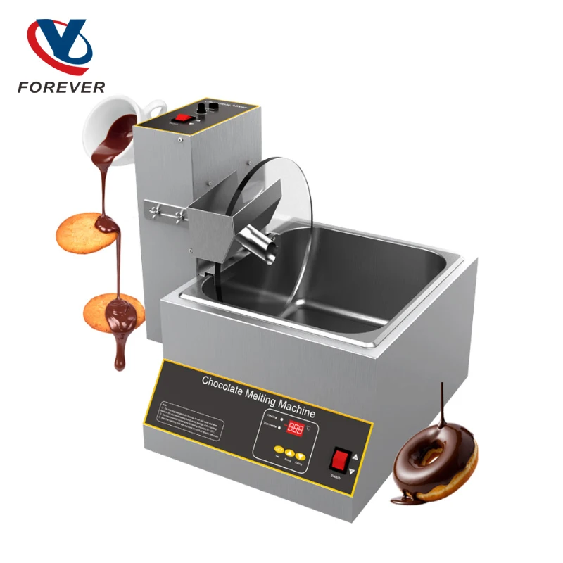 خلاط شوكولاتة مع استخدام تجاري عازل مناسب لمحلات الكيك ومحلات الحلوى خلاط تسخين من الفولاذ المقاوم للصدأ 220 فولت/110 فولت #1