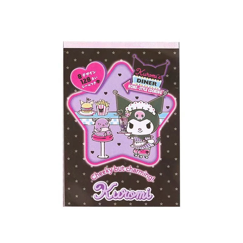 128 Sheets Cute Cartoon Memo Pad Kids School Supplies Note Paper Diary Scrapbooking Kawaii Stationery Message Non Sticky Notes