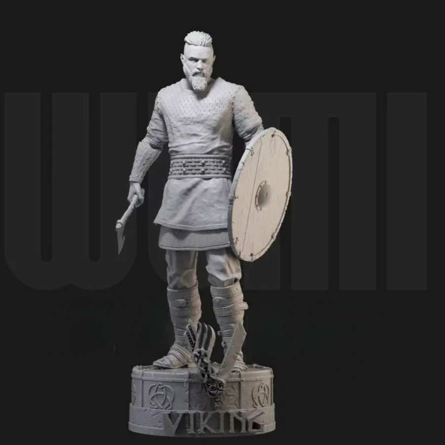 1/24 75mm Proportion Resin Body Assembled Model Kit Viking Warrior History Hobby Miniature Unassembled and Unpainted DIY Toys