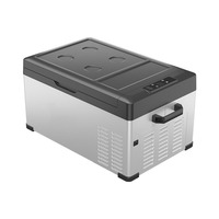 12/24V Portable Compressor Refrigerator 15L 20L Cooler For Caravan Camping Travel or Cosmetic Freezer Car Mini Fridge AC110-240V