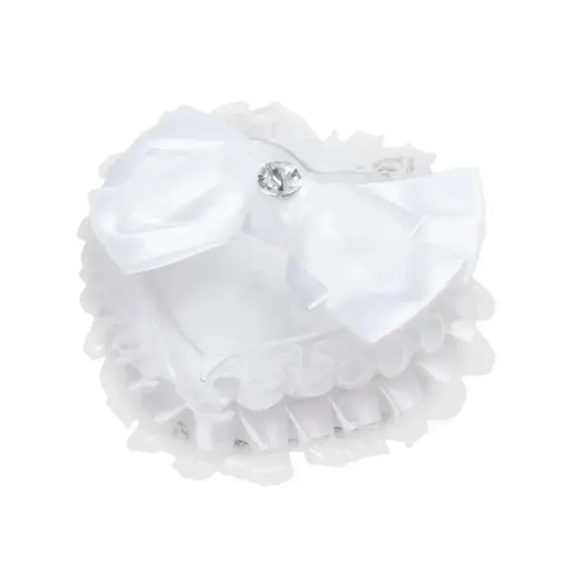 Ring Case Lightweight Ring Pillow Hand Holding Create Atmosphere Lace Ring Pillow Box