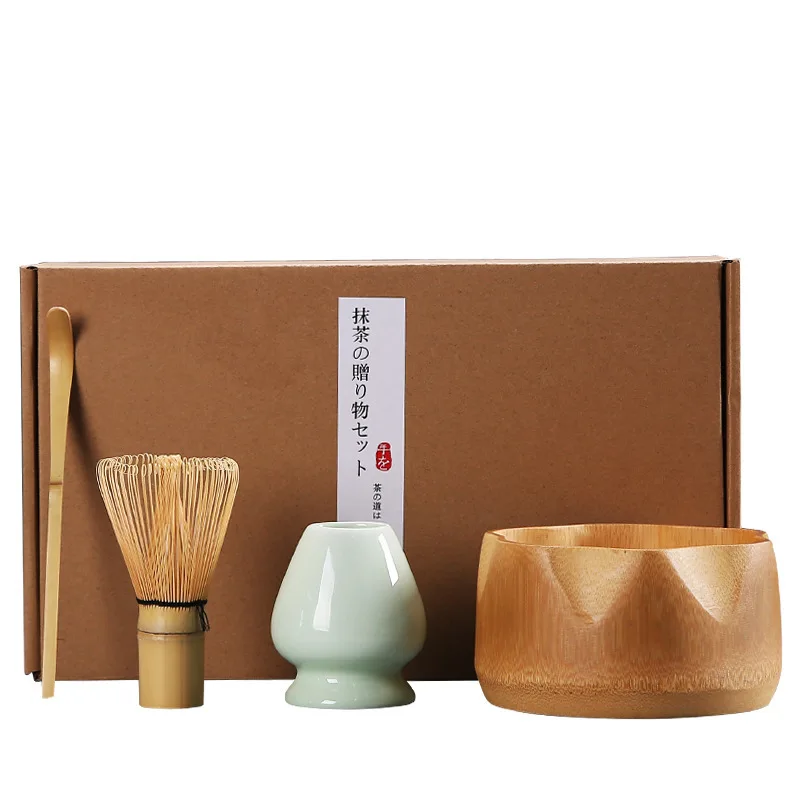 Traditional Japanese Accessories Home Gift Handmade Unique Design Japanese Premium Quality Handmade Home Matcha Tea Set Whisk