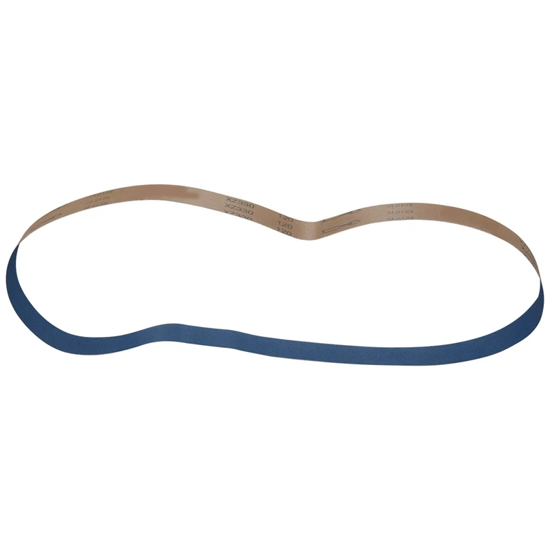 6 قطع 2 × 72 بوصة 120 حبيبة زركونيا أحزمة صنفرة معدنية طحن تلميع