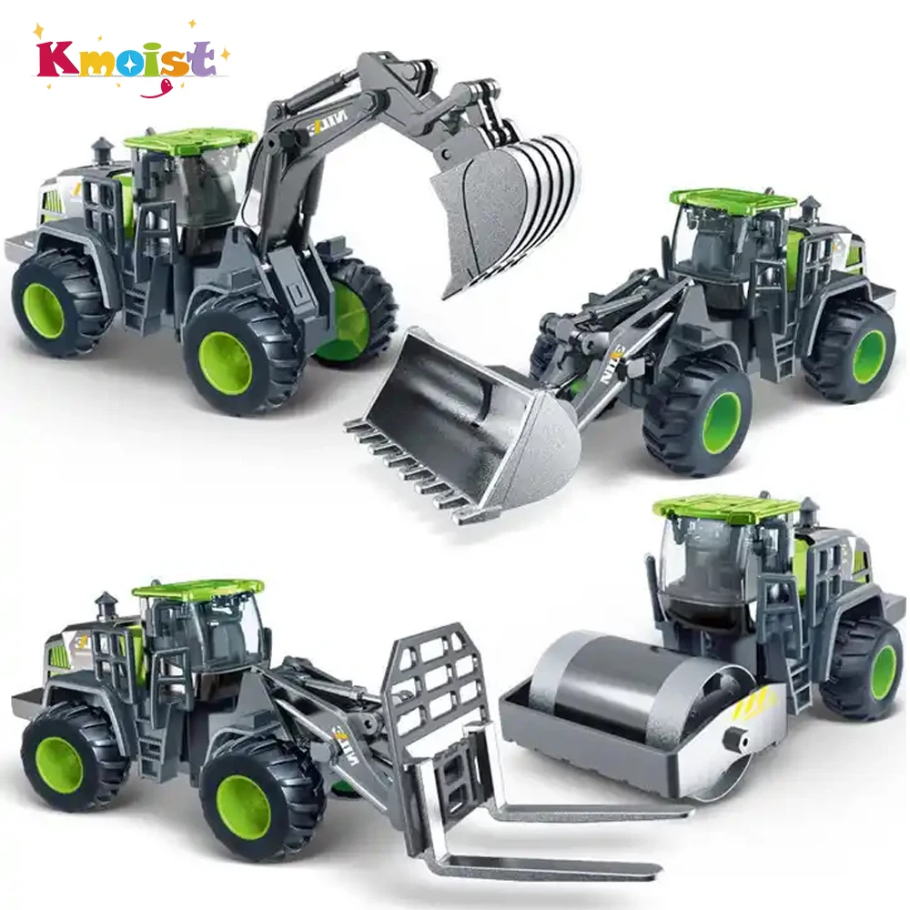 1/50 Simulation Engineering Vehicle Decast Model Toy Excavator Crane Model Truck Dump Car Toys for Boys Children Gift Hoem Decor