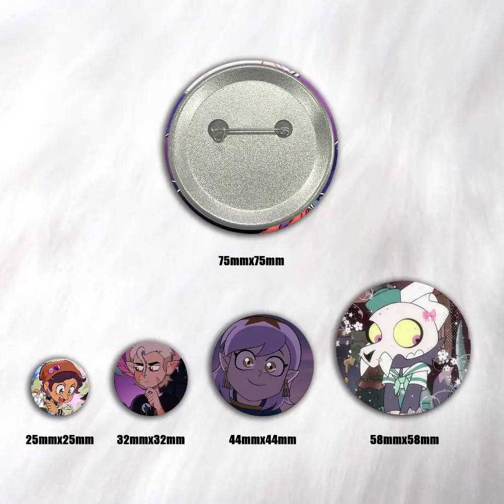 A-O-Owl H-House Anime Round Badges, Brooches, Clothing Accessories, Birthday Gifts, Anime Conventions